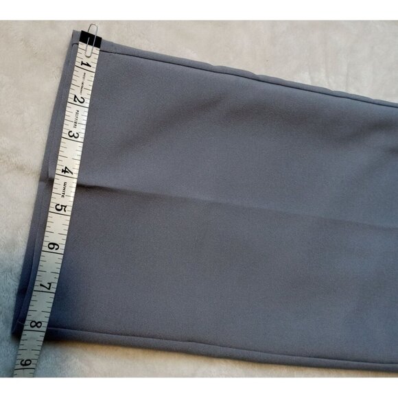 Blair Womens Straight Leg Pull On Pants Gray Elastic Waist 18 with pocke… - Picture 5 of 10
